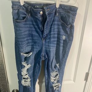 American Eagle Super High-Waist Jeans